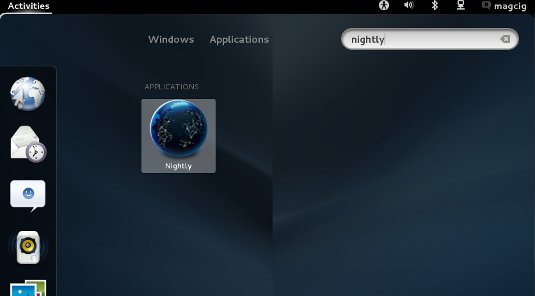 Mageia Linux 2 Custom GNOME 3 Launcher on Applications