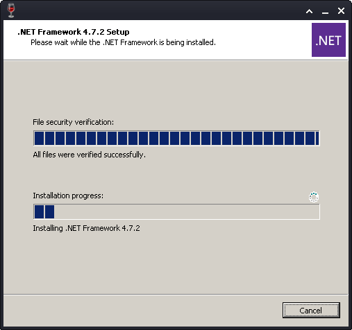 How to Install NET 4.7 Fedora 34 with Wine - Installing