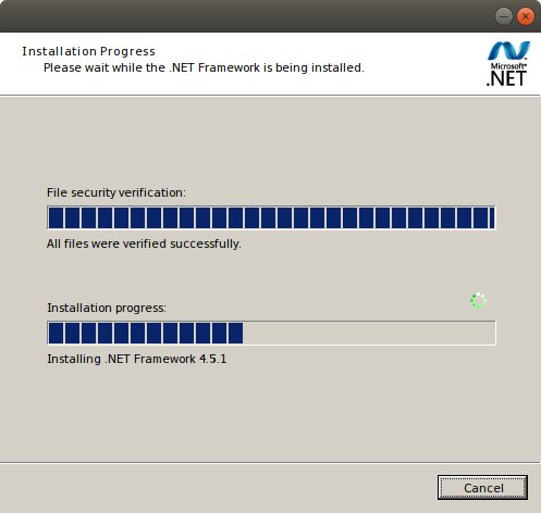How to Install .NET 4.5 Lubuntu 14.04 with Wine - Confirm Installation