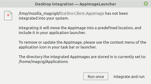 Step-by-step Slic3r Fedora 30 Installation Guide - AppImageLauncher Desktop Integration