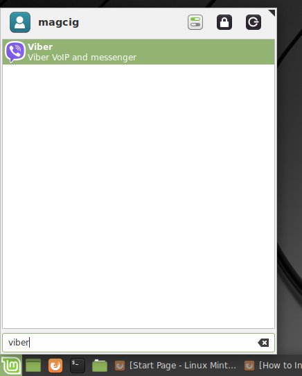 How to Install Viber on Linux Mint 19.2 Tina Easy Guide - Launcher