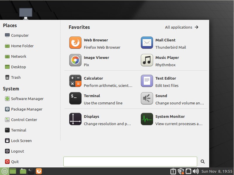 Step-by-step Linux Mint 20 Alongside Windows 11 Installation - Menu