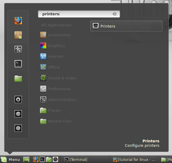 How to Install Canon PIXMA Driver on Linux Mint 17.3 Rosa - Configure Printer App