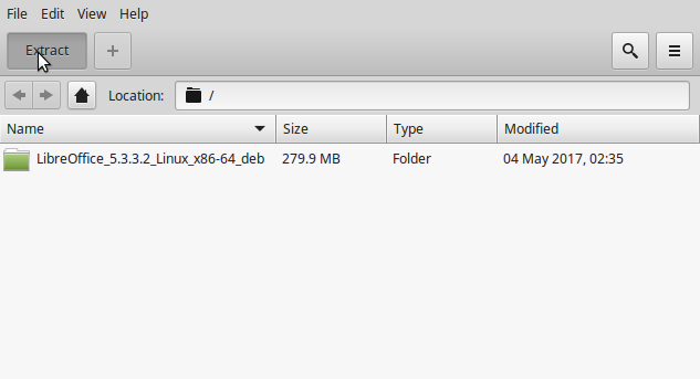 Install the Latest LibreOffice Suite on Ubuntu - LibreOffice Ubuntu Mate Extraction