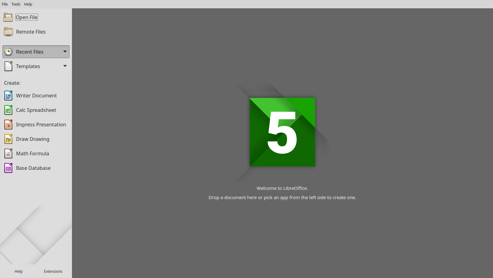 Install the Latest LibreOffice Suite on Mint - LibreOffice GUI