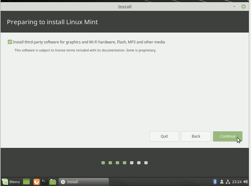 Install Linux Mint 19.x Cinnamon on Parallels - 3rd Party Software Installation