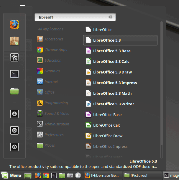 Install the Latest LibreOffice Suite on Mint - LibreOffice in Mate Desktop