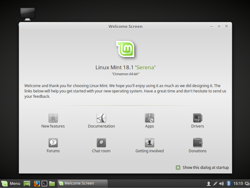 Install Linux Mint 18.1 Serena Mate Alongside Windows 8 - Desktop