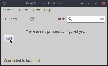Add New Printer
