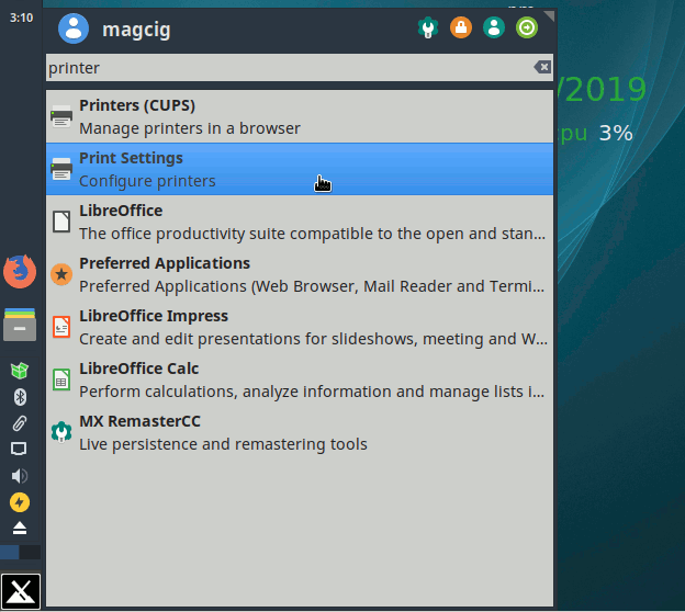 MX Linux Add Printer Guide - Printers