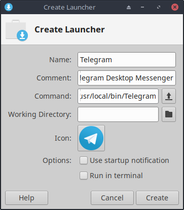 Xfce Launcher Ready 2 Create