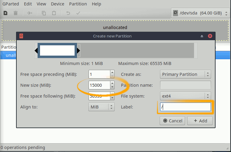 MX Linux 19 Custom Partition Layout Visual Guide - Making Root