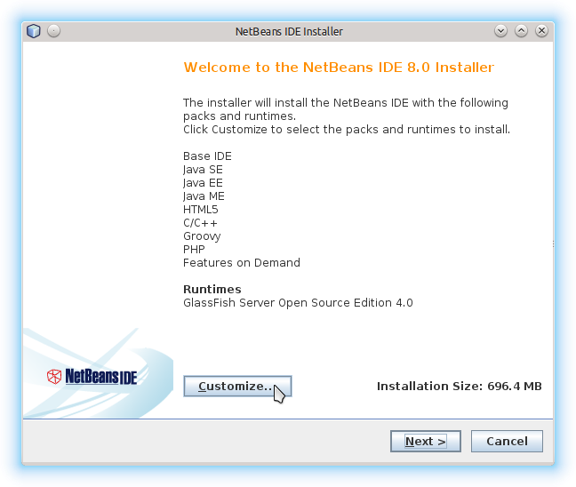 How to Install NetBeans on Fedora 25 - Customize