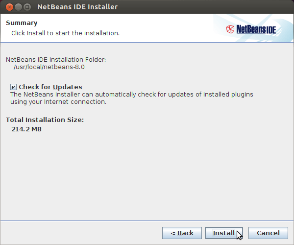 Getting-Started with Netbeans 8.x IDE PHP on Ubuntu 16.04 Xenial - Start Installation