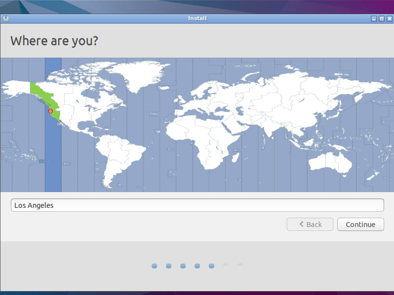 Lubuntu 16.04 Paralles Virtual Machine Installation - Country and Time Zone