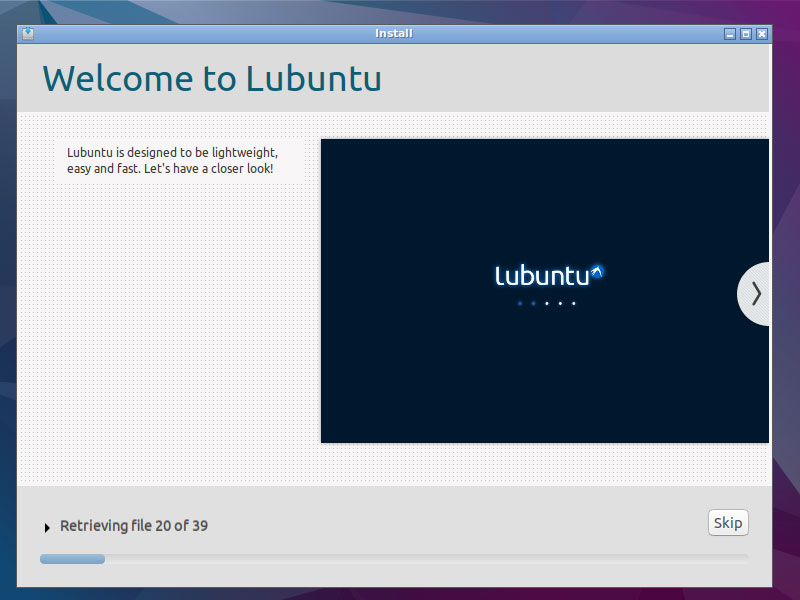 Lubuntu 16.04 Paralles Virtual Machine Installation - Installing