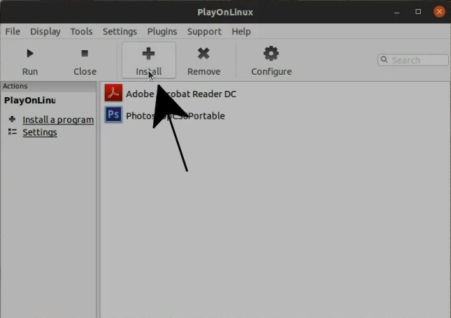 How to Install Photoshop CS6 with PlayOnLinux 4 in Linux Desktops - Install Program
