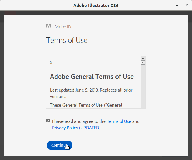 How to Install Adobe Illustrator CS6 in Bodhi Linux - 11 Adobe Illustrator CS6 Installer