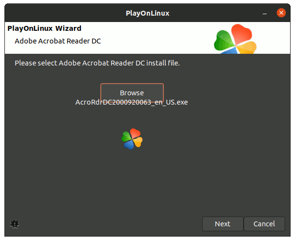 Step-by-step Adobe Acrobat Reader DC antiX Linux Installation - Loaded