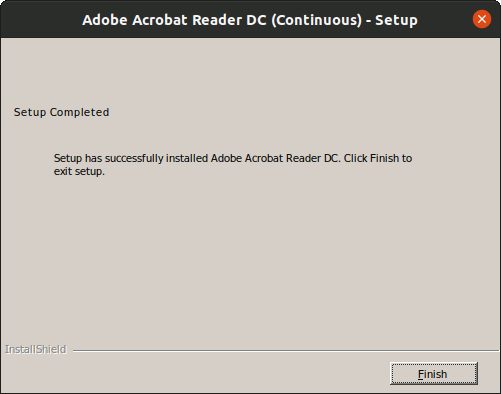 Step-by-step Adobe Acrobat Reader DC MX Linux Installation - Done