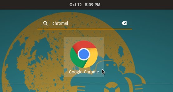 How to Install Chrome Pop!_OS 18.04 18.04 - Chrome into Pop!_OS Dashboard