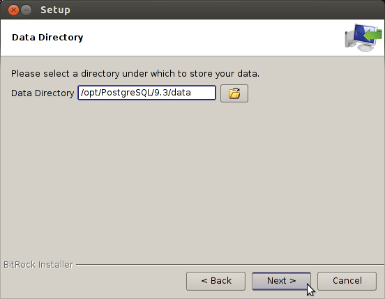 Oracle Linux 6.X Install PostgreSQL 9.X - data path