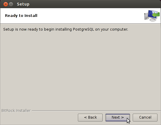 Oracle Linux 6.X Install PostgreSQL 9.X - start installation