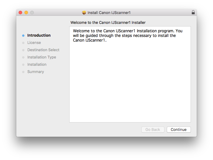 Canon PIXMA MP620 Printer Drivers Installation on Mac OS X - Helper Tool Installation