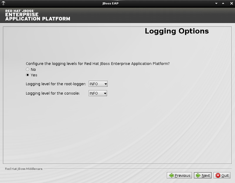 JBoss EAP Installation on Elementary OS Linux - Logging