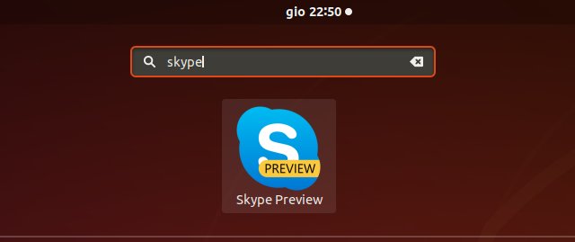 How to Install Skype on Xubuntu 20.04 Focal - Launcher