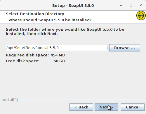 How to Install SoapUI Open-Source in Fedora 38 - Install Location
