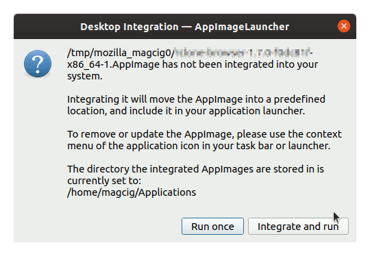 How to Install RClone Browser on Mageia - Launcher Creation