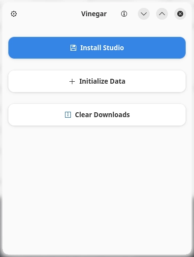 Install studio