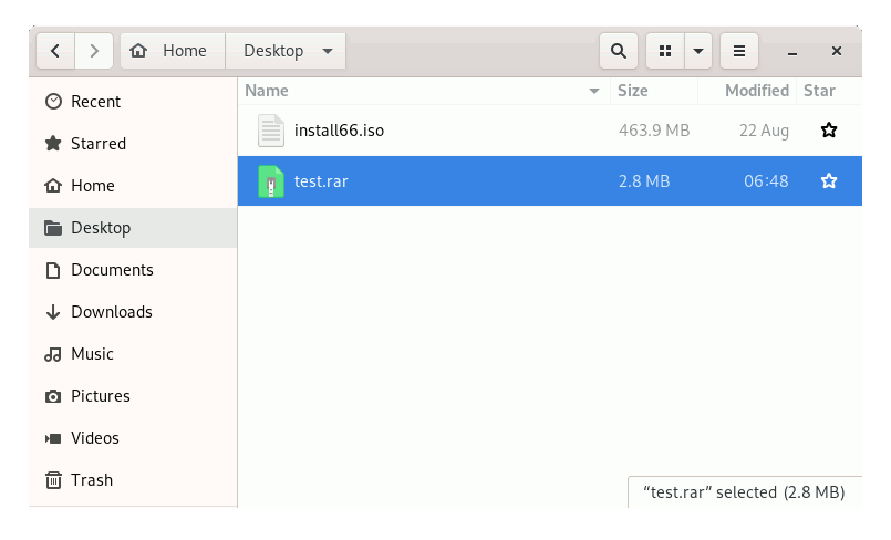 How to Create RAR File with GUI on GNU/Linux Desktops - File Manager