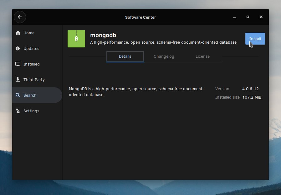 How to Install MongoDB on Solus GNU/Linux - Installing