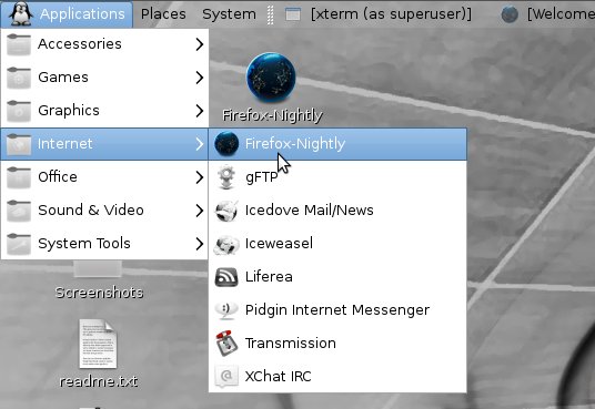 SparkyLinux Mate New Launcher on Main-Menu