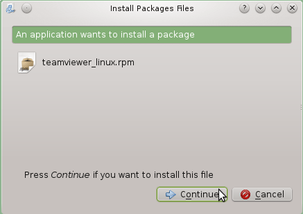 Install TeamViewer 15 for Fedora - Installing by Package Manager 1