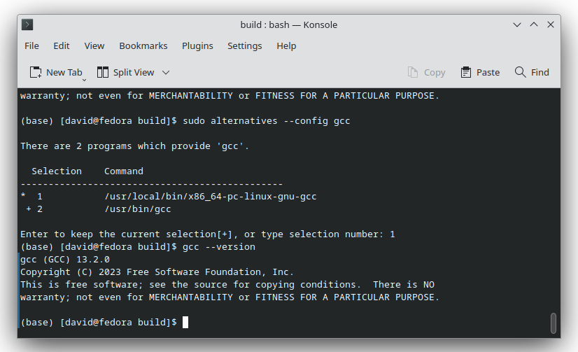 Step-by-step GCC 13.1 Linux Mint 21 Installation Guide - update-alternatives GCC