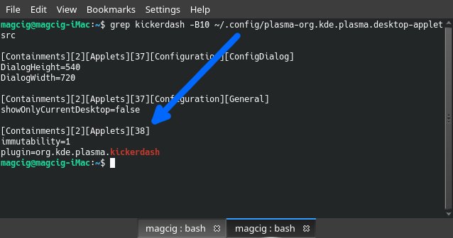 How to Assign Meta Key to Application Dashboard on Kubuntu 18.04 Desktop - Terminal Output