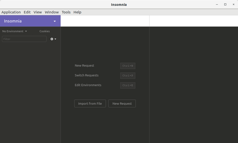 How to Install Insomnia in Linux Mint 21 - UI