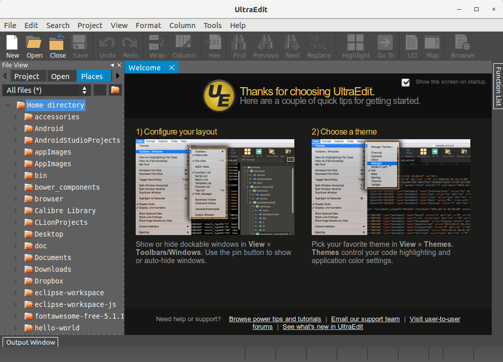 How to Install UltraEdit in Bodhi Linux - UI