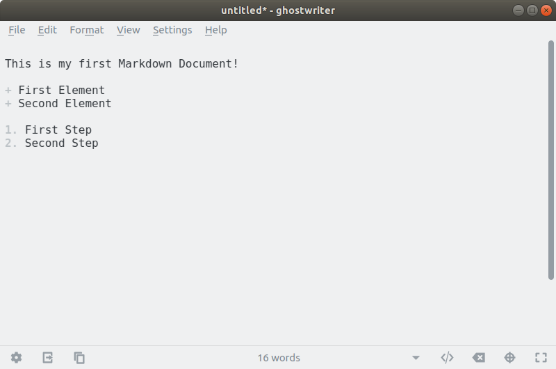 How to Install Ghost Writer on Ubuntu 16.04 Xenial - UI