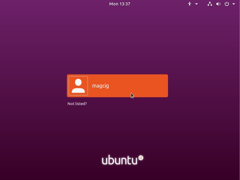 How to Install Ubuntu 18.04 Bionic Alongside Windows 10 - Ubuntu Linux 18.04 Bionic LTS Desktop Login