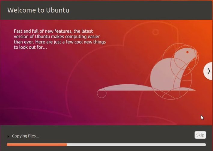 How to Install Ubuntu 18.04 Bionic Alongside Windows 10 - Installing