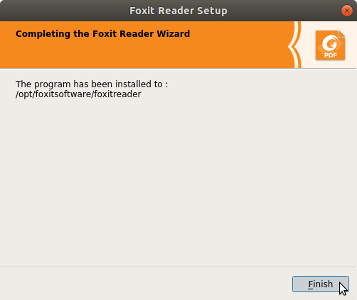 How to Install Foxit Reader on Fedora 30 - Done