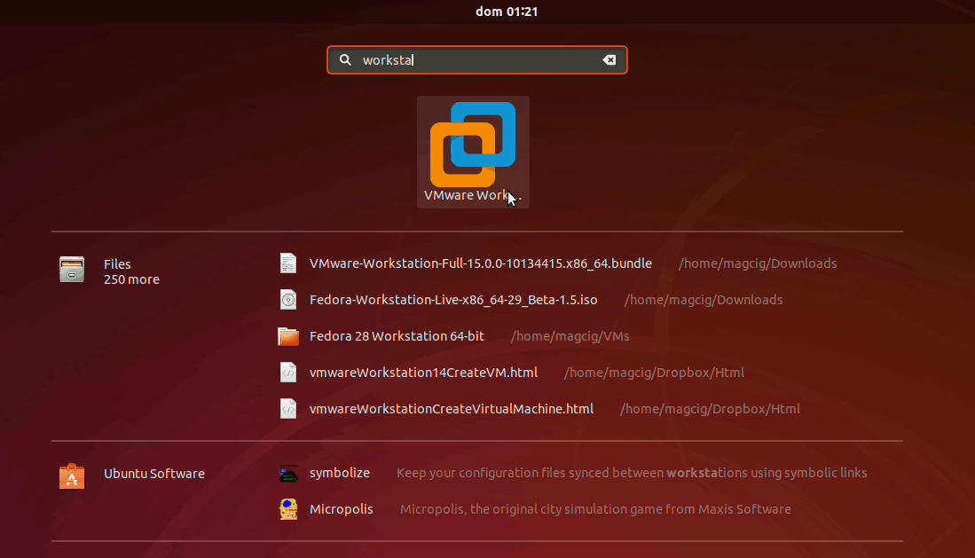 How to Install VMware Workstation 15 Pro on Ubuntu 18.04 Bionic - Launcher