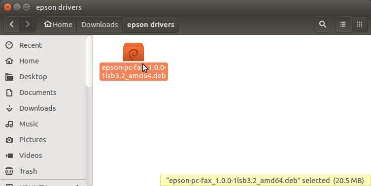 How to Install Epson WP-M4521 / WP-M4525 Fax Driver on Ubuntu - Ubuntu Software Center