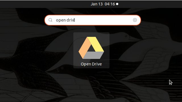 How to Install Google Drive Client on Ubuntu Bionic GNU/Linux - Launcher