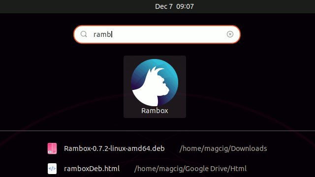 Step-by-step Rambox Arch Linux 2019 Installation Guide - Launcher