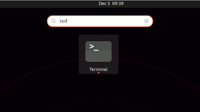 Open Terminal